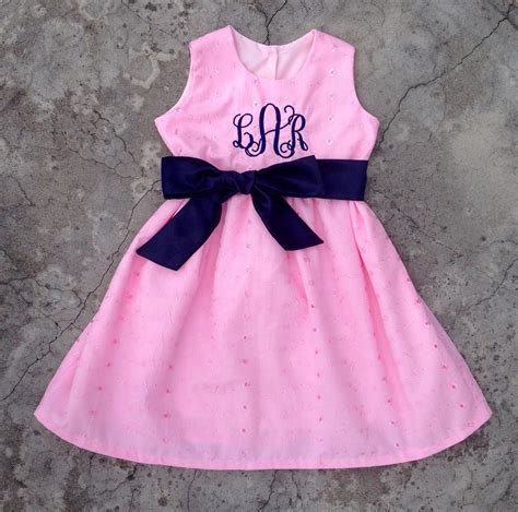 Monogram Baby Girl Clothes Personalized Baby Girl By Sewchristi