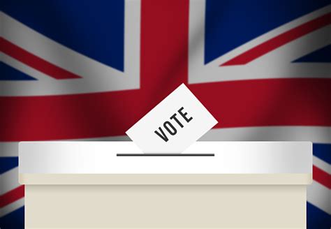 United Kingdom Election And Political Concept Background With Box And ...