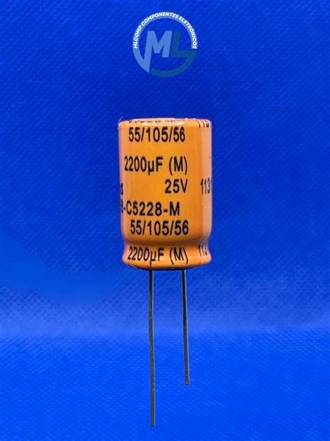 Capacitor EletrolÍtico 2200uf25v Rd 85º 16x20mm Sb41821 Epcos Mlcomp