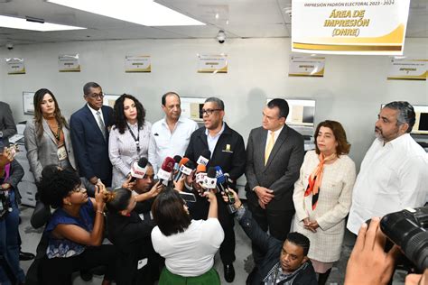 Jce Inicia Impresi N Del Padr N Electoral Para Elecciones De Mayo Z