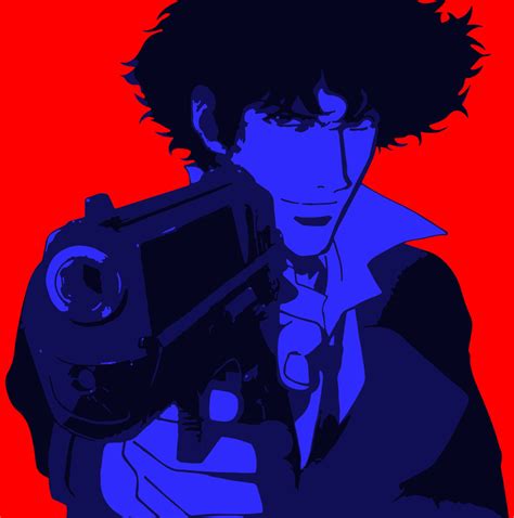 Spike Spiegel Cowboy Bebop Anime OldSchool Guillermo Ruiz