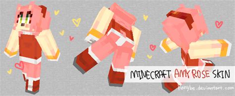 Amy rose - minecraft skin by Hanybe on DeviantArt