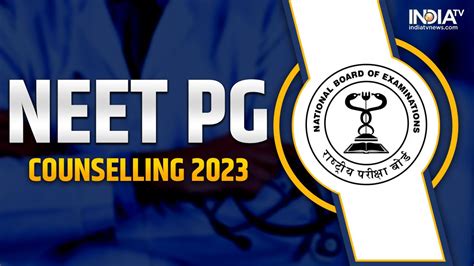 Neet Pg Counselling 2023 Stray Vacancy Round Choice Filling Process