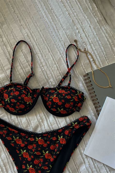 Malibu Barbie Bikini Bottom Roses ShopperBoard