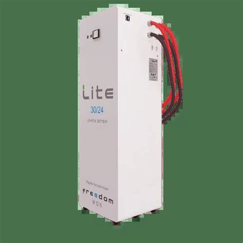 Freedom Won Lite Home 30 24 LiFePO4 Battery N Hearn Solar Projects