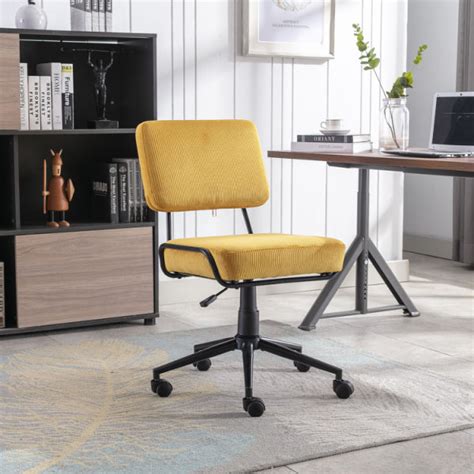 Dropship Corduroy Desk Chair Task Chair Home Office Chair Adjustable