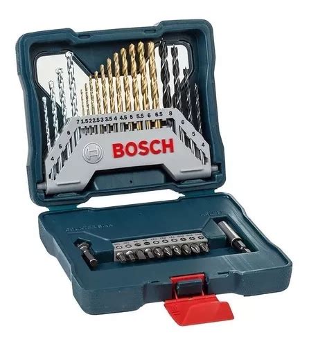 Juego Kit Set Bosch Mechas Puntas Fresador Titanio 31 Pzs