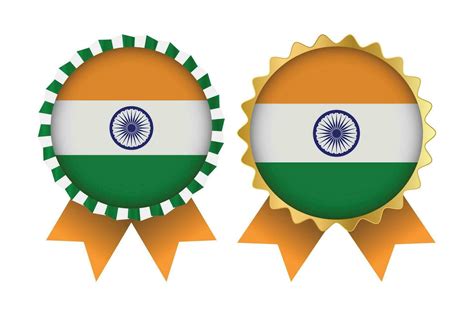 Vector Medal Set Designs Of India Template Vector Art At Vecteezy