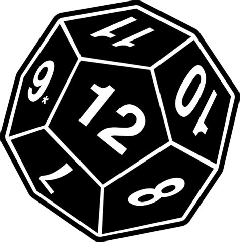 2+ kostenlose D12 Die & D20 Vektorgrafiken - Pixabay