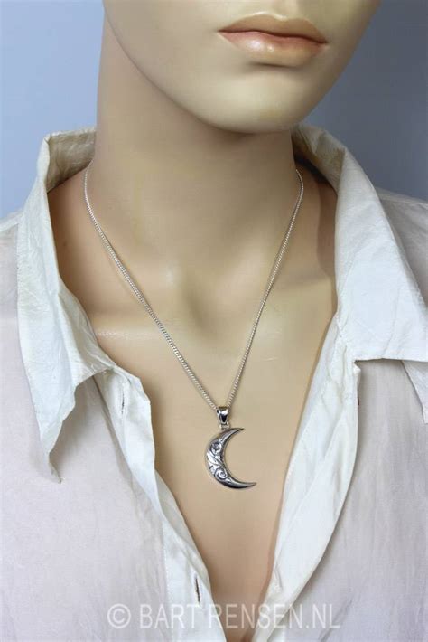 Silver Moon Pendant Sterling Silver