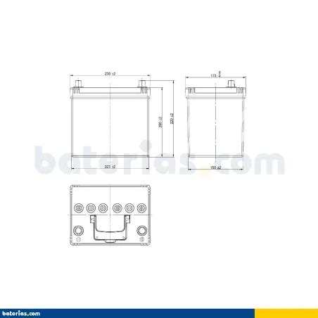 Exide EL604. starter battery Exide 60Ah 12V