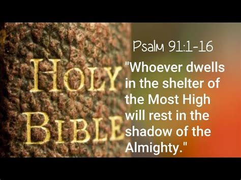 Whoever Dwells In The Shelter Of The Most High Will Rest In The Shadow