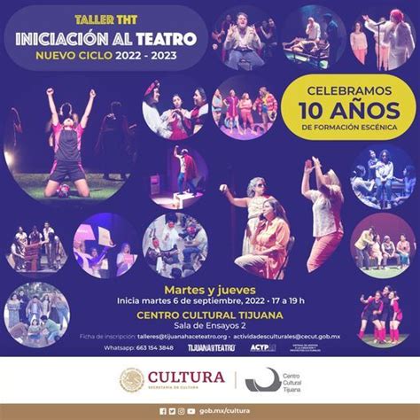 Taller Tht Iniciación Al Teatro Nuevo Ciclo 2022 2023 Varios Eventos Tijuana