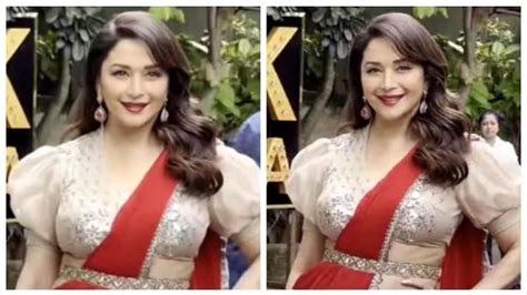 Jhalak Dikhhla Jaa 10 Madhuri Dixit Video From Dance Show Set Going Viral Netizen Saying Too