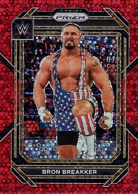 Bron Breakker Prizm Wwe Under Card Red Price Guide