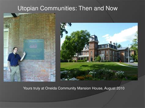 PPT Utopian Communities Then And Now PowerPoint Presentation Free