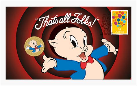 Logo Porky Pig That's All Folks, HD Png Download - kindpng