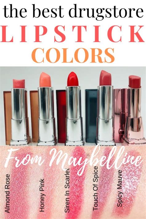 The Best Drugstore Lipstick Colors Maybelline Favorites Cremes Come