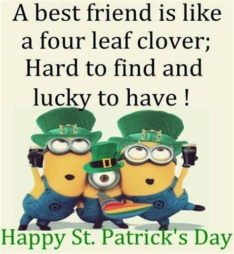 St Patrick S Day Quotes Wishes And Greetings With Minions