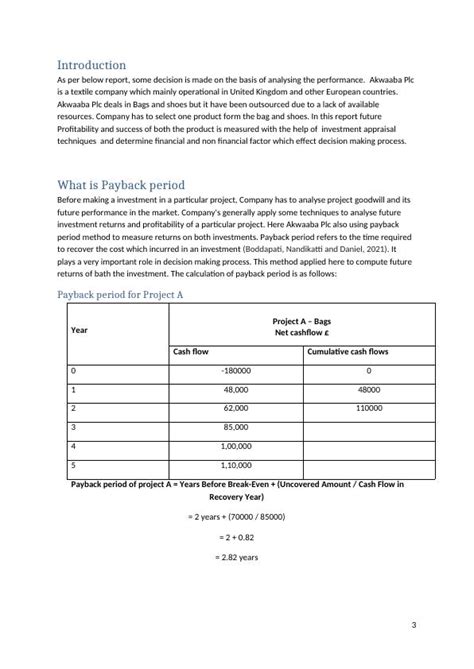 Factors Impacting Decision Making Investment Appraisal Techniques For