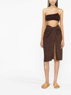 Jacquemus Brown Le Haut De Maillot Maio Bikini Top Browns