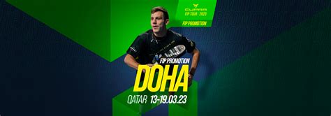 Fip Promotion Doha It S Semifinals Day Will Mohamed Saadon Win At Home