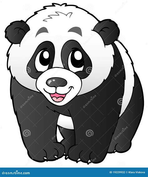 Cute Small Panda Stock Vector Illustration Of Clipart 19229932