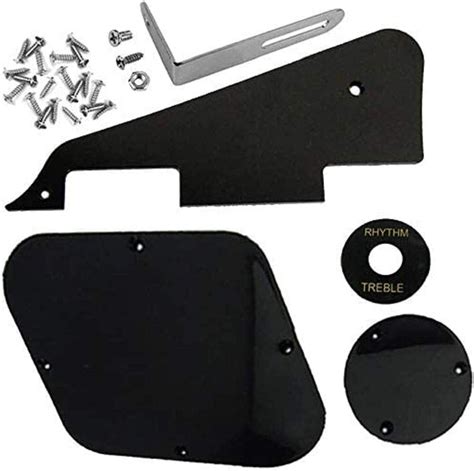 Amazon Set Black Pickguard Cavity Switch Covers Pickup Selector