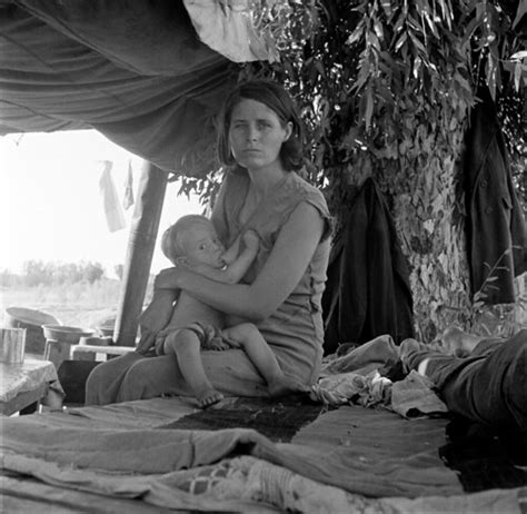 Dorothea Lange Drought Refugees From Oklahoma Camping By Flickr