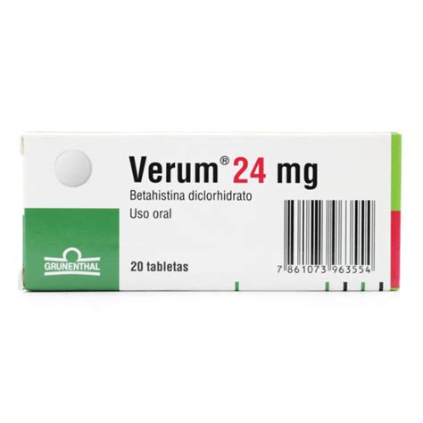 Verum 24 Mg 20 Tabletas Farmaprime