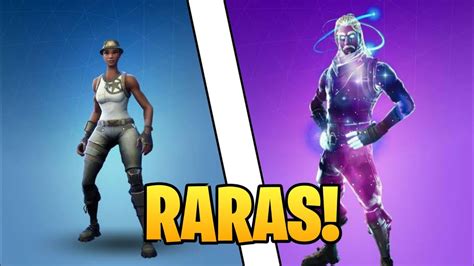 TOP 10 SKINS MAIS RARAS DO FORTNITE YouTube