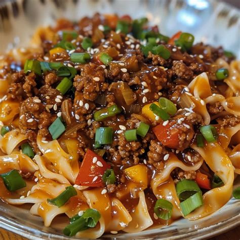 Mongolian Ground Beef Noodles All Recipes