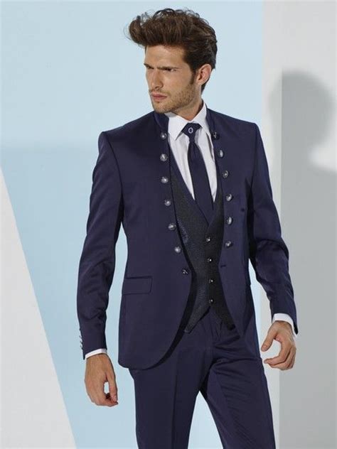 Pánsky svadobný oblek modrý svadobný salón valery Suits Jackets