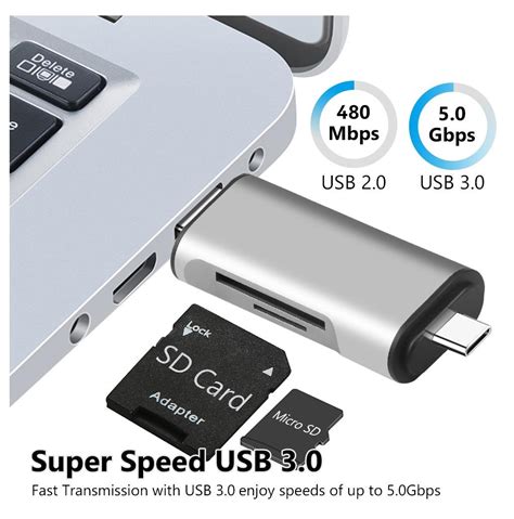 Alfais 4858 Type C Usb Kart Okuyucu Micro Sd Card Reader Çevirici