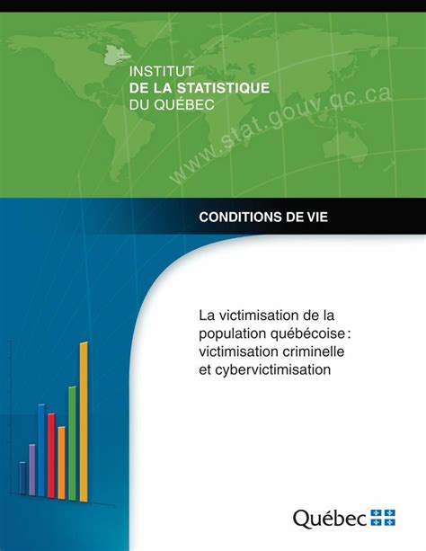 PDF INSTITUT DE LA STATISTIQUE DU QUÉBEC Avant propos Depuis le