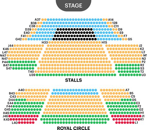 Download Theater Seating Chart Overview