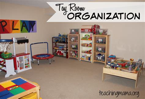 Toy Room Organization And Free Toy Bin Labels