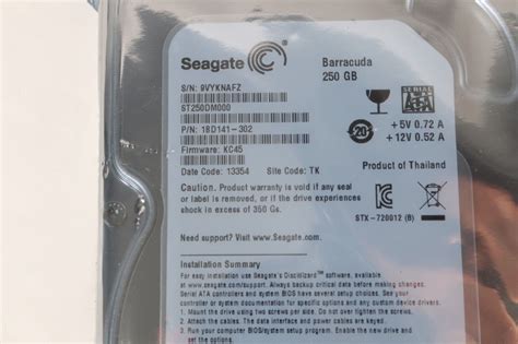 NEW Seagate 250GB Barracuda ST250DM000 1BD141-302 /KC45 3.5" SATA Hard ...