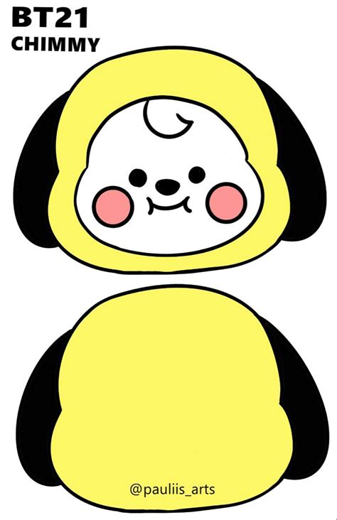 Bt21 chimmy papercraft – Artofit