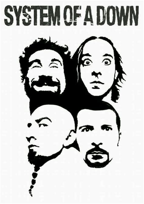 System Of A Down Band Poster