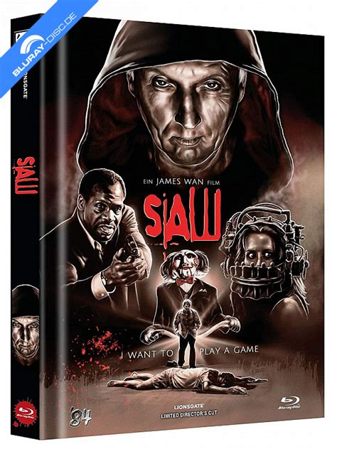 Saw US Director S Cut Limited Mediabook Edition Cover B Blu Ray Film