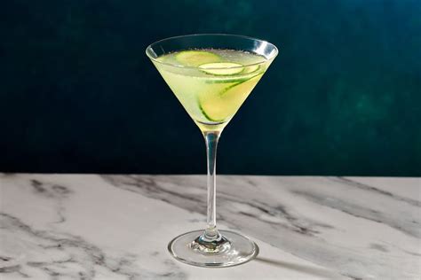 Cucumber Martini Recipe Made With Vodka