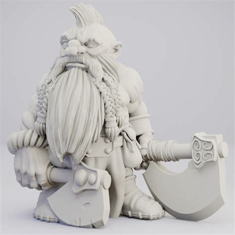 Hot Goblin ドワーフ狂戦士ポーズC ミニチュア ホットゴブリン 狂戦士 フィギュア