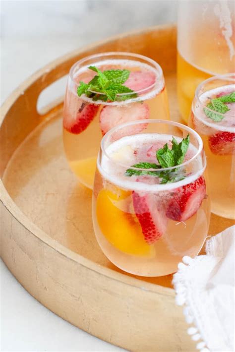 Easy White Sangria Recipe Erin Lives Whole