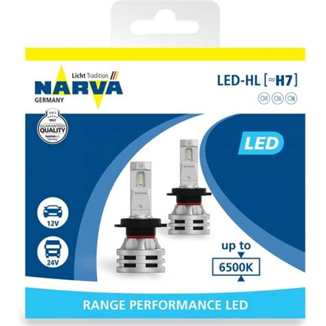 NARVA RANGE PERFORMANCE LED H7 12V 24V 6500K 18033 2шт 65474928