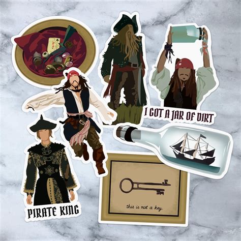 Pirates Sticker Collection Etsy