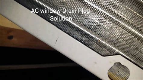 Make Your Ac Window Drain Better Easy And Effective Youtube