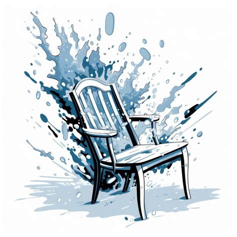 Premium Ai Image Breach Of Chairs Vector Illustration On A White