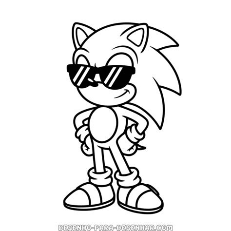 Foto Do Sonic Para Desenhar