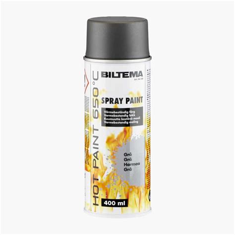 Heat Resistant Paint Grey Ml Biltema Se